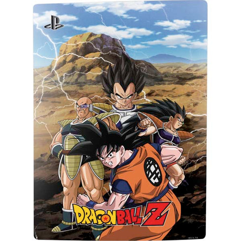 Dragon Ball Z Goku Versus Saiyans PS5 Digital Edition Console Skin